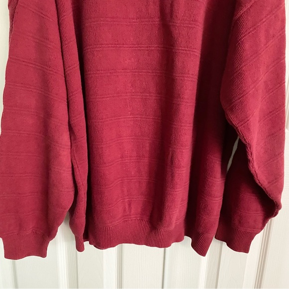 Vintage Christian Dior Monsieur Red Knit Crewneck Sweater Size XL - Picture 11 of 11